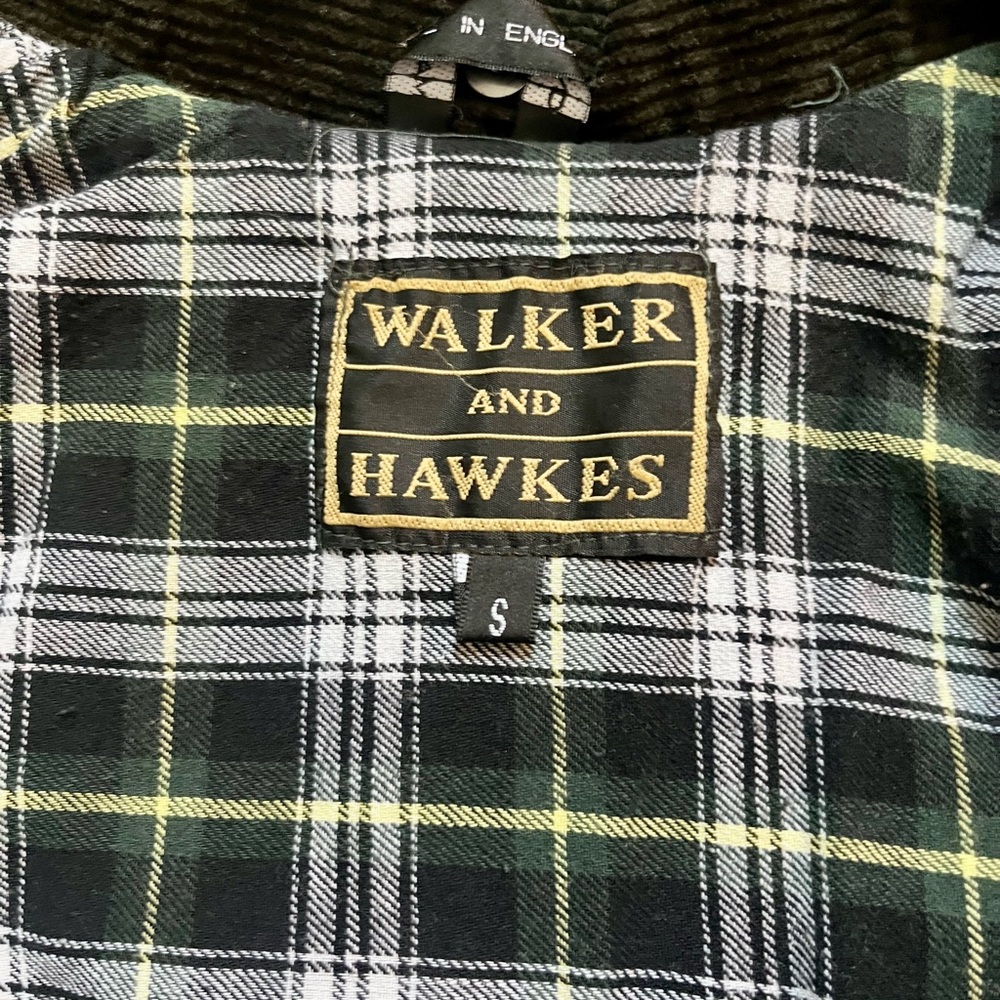 Vintage Green Waxed Cotton Outdoor Wear - Coat Jacket Size-S Made In England - Picture 5 of 6
